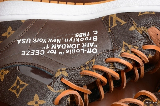 Cheap LUCY 1 Off-Louis OW x AQ0818-158 Jordan AJ1 Air 0626